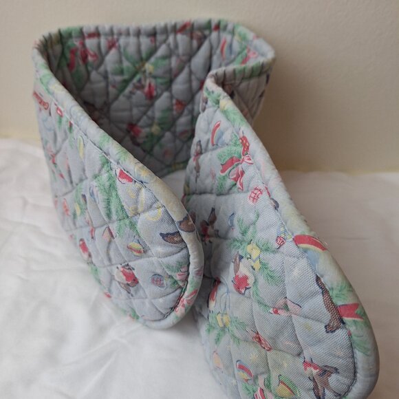 Cath Kidston Christmas blue robins design oven glove - Picture 10 of 15